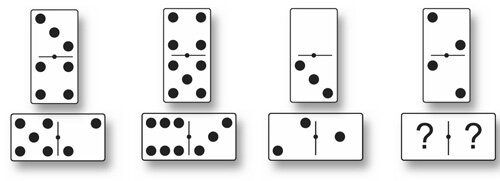 test psychotechniques N°12 les dominos